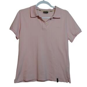 Barbour Primrose Pink Bowford Polo Shirt Preppy Casual Size 8